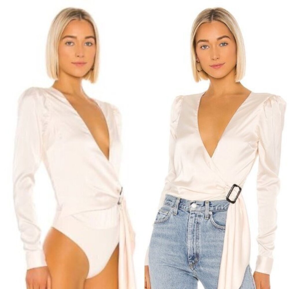 Lovers + Friends Elsa Ivory Bodysuit